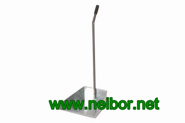 China metal dust pans metal dust pan with long handle on sale
