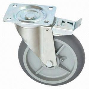 China Industrial Caster Wheel and Roller with Diameter of 125, 150 and 200mm on sale