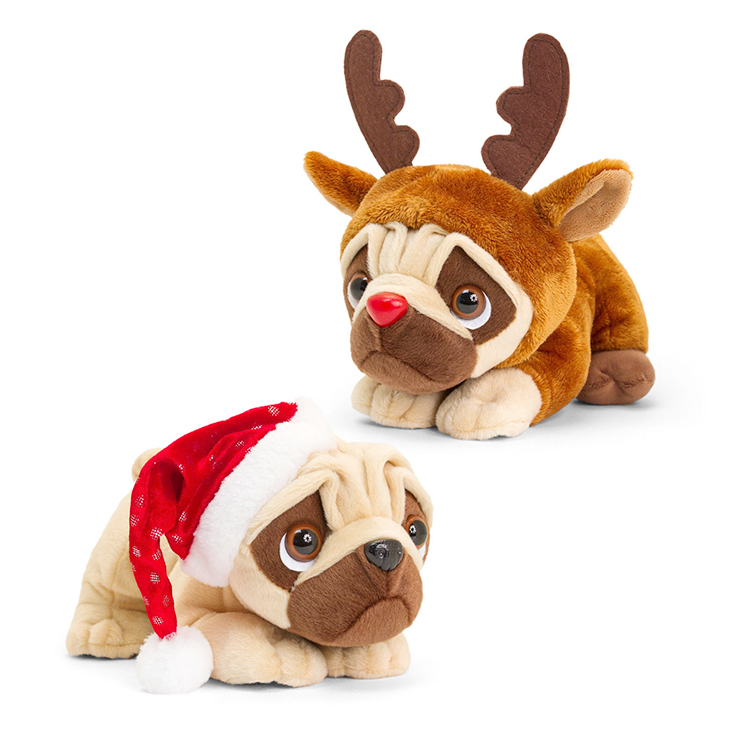 12 inch Musical Plush Toys , OEM Singing Christmas Dog Colorful