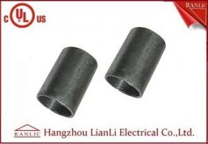Best 1-1/4 inch 1-1/2 inch Electro Galvanized IMC Coupling 3.0mm Thickness Inside Thread wholesale