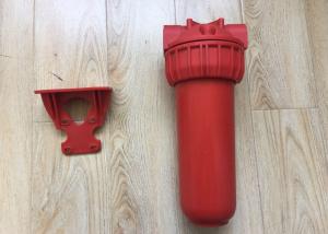Best Red Color Plastic Water Cartridge Filter Housing Brass Thread With Wrench wholesale