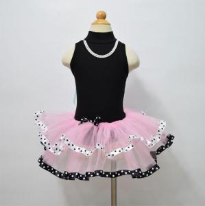 Best children ballet tutu skirt with pearl necklace for kids dance costume latin dance dress wholesale