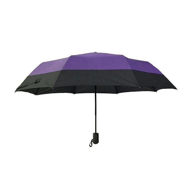 China Windproof 3 Folding Automatic Travel Umbrella 97cm on sale