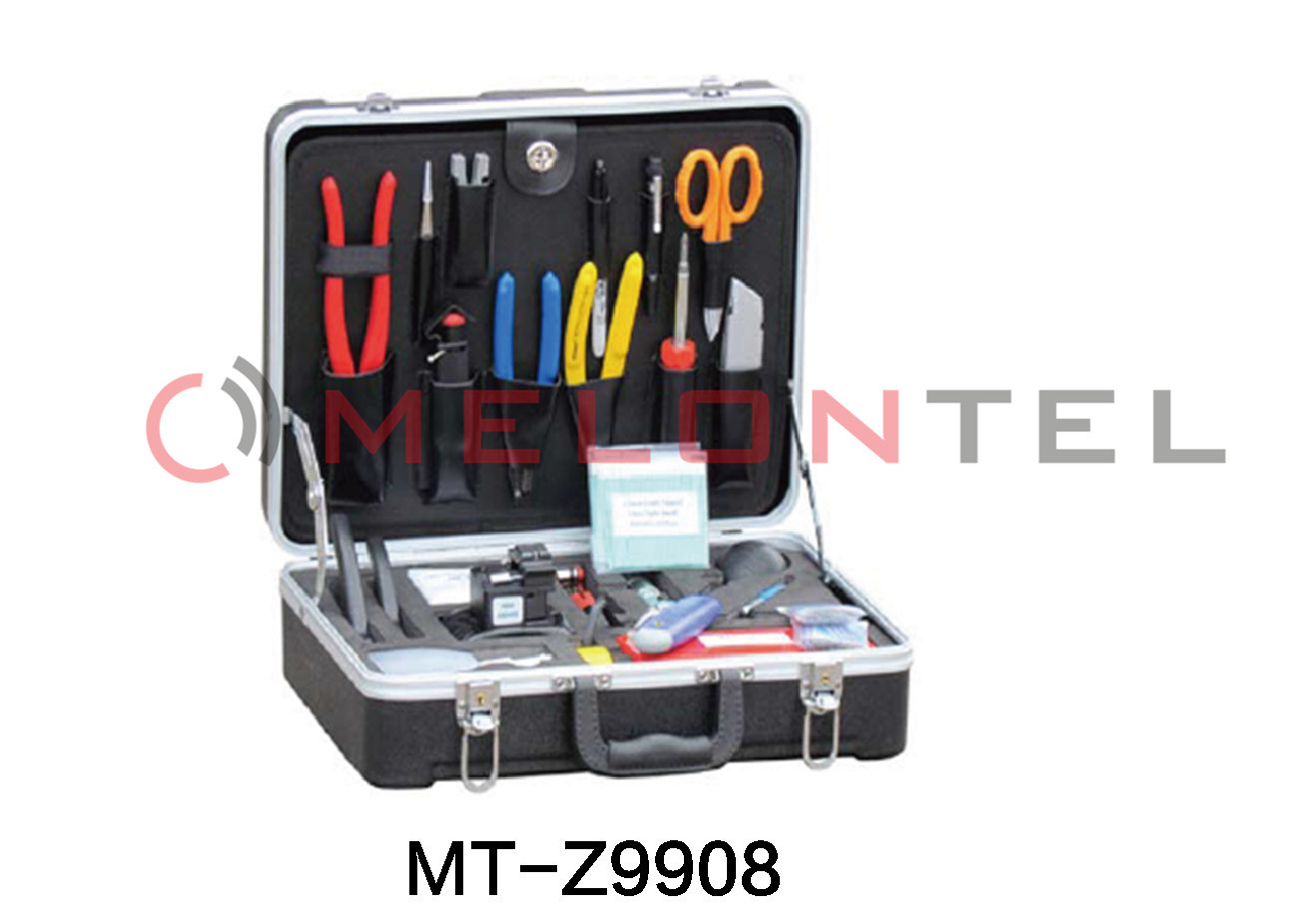 Best MT-Z9908 Telecom Hand Tools , Universal Fiber Optic Splicing Tool Kit With Emergency Lamp wholesale