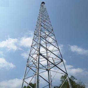Best 50m Polygonal Q345B Lightning Protection Tower wholesale