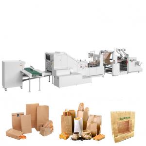 China CE Fully Automatic Khaki Paper Bags Machinery 60gsm Paper Courier Bag Making Machine on sale