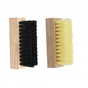 China Wood Hard Shoe Sole Cleaning Brush Pp Hair Medium Plastic Hair Soft Pig Hair on sale