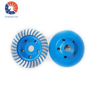 China China Limestone Continuous Turbo Diamond Grinding Cup Wheel,diamond cup wheel for concrete on sale