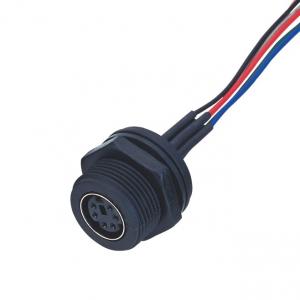 China MD WF 6 Pin Mini Din Cable , IP67 Straight Isobus Cable on sale