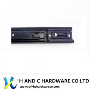 China Ball Bearing Full Extension Side Rail Self Closing Drawer Slide HH4505 on sale