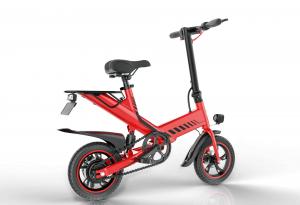 Best 400W 48V Folding Road Bike Portable Electric Bicycles For Adults / Children wholesale