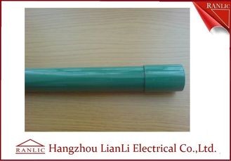 Best Steel PVC Coated Electrical Conduit Pipe C/W Coupling &amp; Plastic Cap 3.05 Meters wholesale