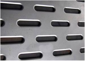 China Balconies Slot Hole Perforated Aluminum Panels Liquids And Solids Filtration on sale