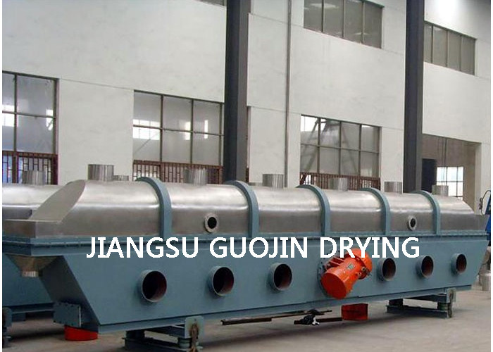 China Food Industry Continuous Salt Drying Fluid Bed Dryer 8M Length on sale