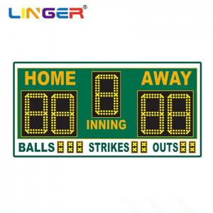 China High Durability LED Baseball Scoreboard With High Refresh Rate High Resolution on sale
