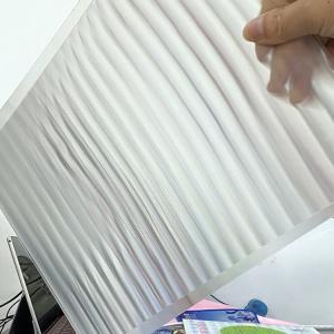 China PET 51X71CM 75LPI 0.45mm Lenticular Sheet with super transpancy for making Lenticular 3D Cards by UV printer in Spain on sale