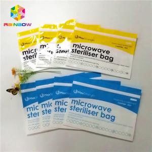 Best Plastic Microwave Sterilizer Stand Up Zipper Pouch Bags For Baby Feeder / Bottle wholesale