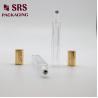 Buy cheap SRS cosmetic square shape clear color 10ml glass roller ball bottle from wholesalers