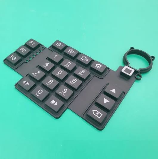 China 3M Adhesion 80 Shore A Silicone Rubber Keyboard on sale