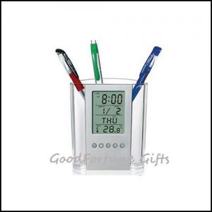 China Promotion Pen Holder With Calendar printed logo on sale