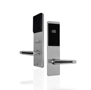 China Intelligent Door Lock High - End Ultra - Thin Apartment / Hotel Door Locks 298 * 74 * 10mm on sale