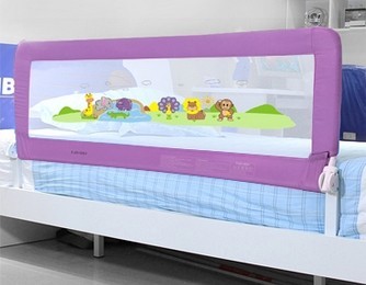 China Metal Toddler Convertible Bed Guard Rails , 180cm Safety Bed Rails For Children on sale