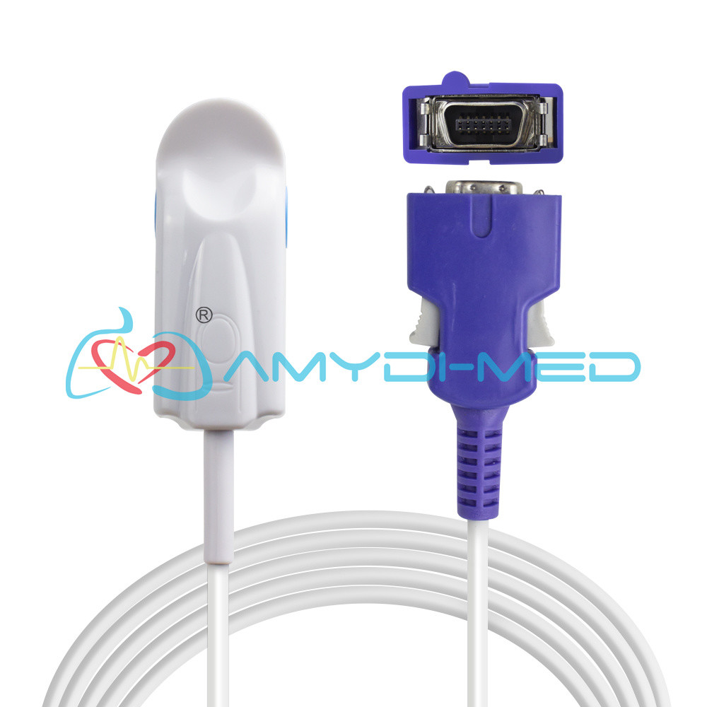 Best Colin 14P Nellcor Pediatric Spo2 Sensor Pulse Oximeter Sensor 9.8ft TPU Cable wholesale
