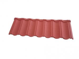 0.5mm Classical Color Stone Coated Roofing Tiles DX51D Material Highly Durable