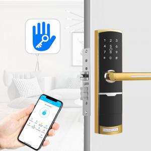 China Zinc Alloy apartment electronic door locks With Password TTlock Tuya App on sale