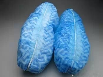 Best SPP Disposable Shoe Covers In Blue , Waterproof Disposable Boot Covers wholesale