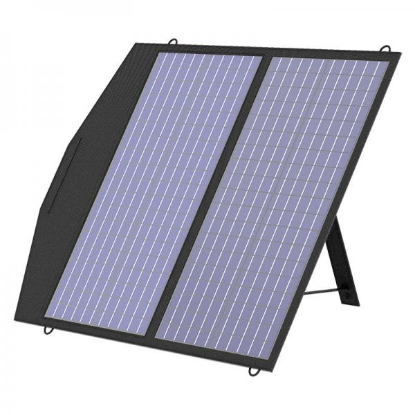 Cheap Foldable Portable Solar PV Panel Charger 60W Waterproof Solar Power Bank 18VDC 3A for sale