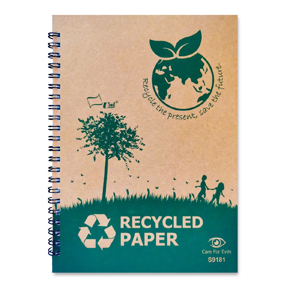 Best PVC Casing 120sht Recycled Paper Notebook Ring A5 Spiral Hardcover Woodfree wholesale