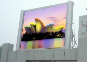 China Weatherproof Backdrop Outdoor Full Color Led Display Commercial Ads on sale
