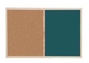 Best Wood Framed Combination Cork Board Customized Color Eco - Friendly wholesale