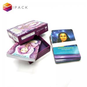 Recyclable CMYK Color Satin Finish Oracle Playing Cards