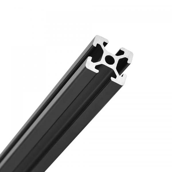 Cheap 20mm X 20mm T Slot Aluminum Extrusion Profile Anodized Black Linear Rail Guide Frame for sale