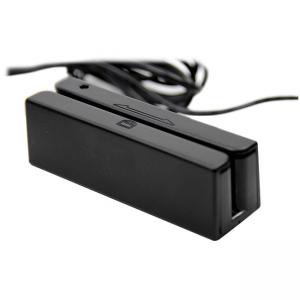 China Manual Swipe Magnetic Stripe Card Reader And Writer 90mm 3 Track USB Interface on sale