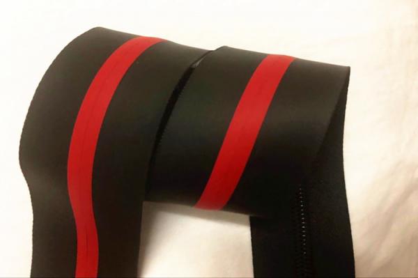 Cheap Red and Black 8 # Water Repellent  Water Resistant Coil Zipper Long Chain in Yards for sale