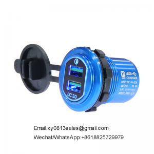 China 2020 New Trends portable mobile phone dual usb QC3.0 Car Charger Power Plug on sale