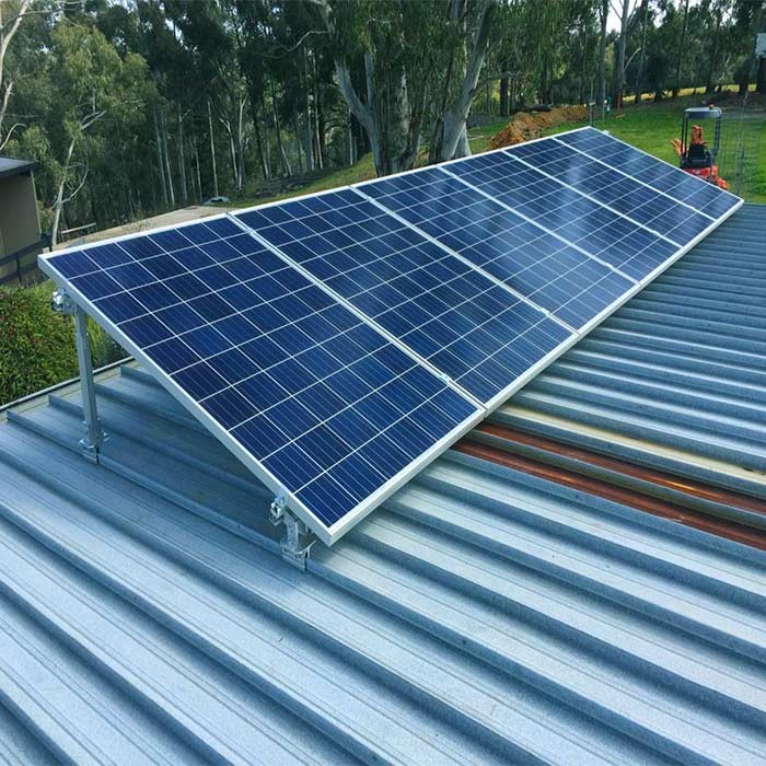 Cheap ISO9001 Galvanized SS304 Solar Panel Roof Mounting Systems for sale
