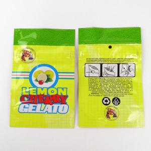Best Professional Yellow  Plastic Herb Bags Lemon Cherry Gelato Pouch Eco Friendly wholesale