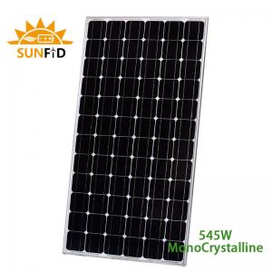 China PERC Half Cell MonoCrystalline Solar Panel Dual Glasses 550W on sale