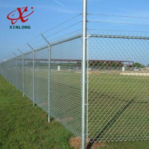 Hot Dip Galvanized Construction Fence Panels , Temporary Security Fence