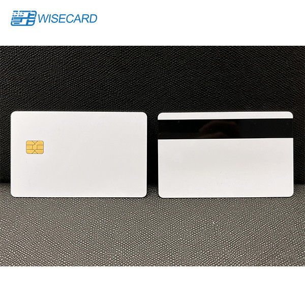 China WCT SLE4442 White EMV Chip Cards HiCo 2 Blank Magnetic Stripe Cards on sale