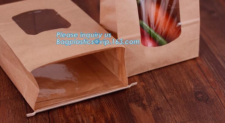 Best Sandwich Toast Bread Packing Bags,Personalized Baking Food Bread Packaging Disposable Kraft Paper Bag With Logo Print Fo wholesale