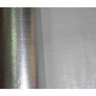 China 97% Metallized Foil Faced Radiant Barrier  For Roofing Insulation Foil Woven Fabric on sale
