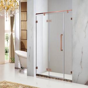 China SD-A1011 stainless 304 red bronze walk in shower enclosures on sale