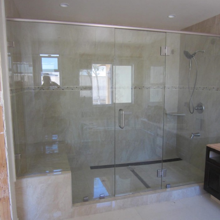 custom cheap factory price clear glass shower enclosures design