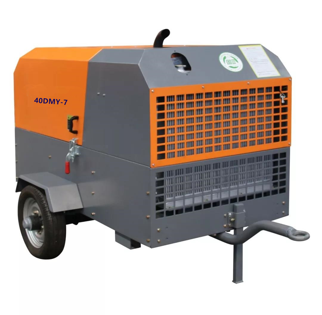 China 13 bar diesel mobile air compressor screw type air compressor 10 m3/min for sale on sale