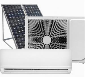 China Window Solar Split Air Conditioner Spliby Cartont 48v Dc Solar Air Cooler on sale